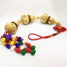 Mua Dây Treo Hồ Lô Hòa Hợp Gỗ Đào - Tăng Cường Nhân Duyên  Hạnh Phúc Gia Đình  Mang Lại May Mắn Cát Lành Cho Gia Chủ