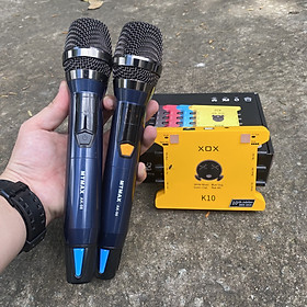 Mua Combo Livestream Hot 2023 Sound card K10 phiên bản 10th jubilee - Soundcard nâng cấp mới nhất- Micro Đa Năng Không Dây AK98