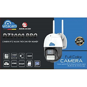 Camera Ip Wifi Ngoài Trời Vitacam DZ3000  3.0MP Độ Phân Giải 1296P Ultra HD - Hàng Chính Hãng