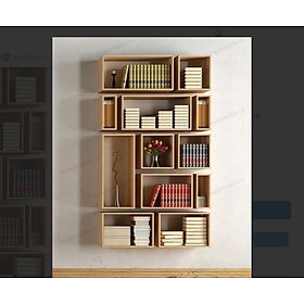 Mua Bộ 12 Kệ Sách Treo Tường Juno Sofa CTBST12 KT 180 x 105 x 20cm