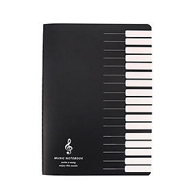 18 Sheets Music Practice Notebook Piano Violin Book Universal Five-line Notebook Random Pattern