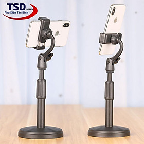 Mua Chân Đế Để Bàn Kẹp Điện Thoại Khi Livestream  Xem Phim Xoay 360 Độ Thông Minh