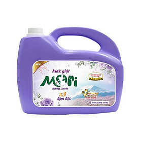 NƯỚC GIẶT THƠM MORI CAN 5 LÍT 4,75KG CHÍNH HÃNG, LƯU HƯƠNG LÂU HƯƠNG COMFOR