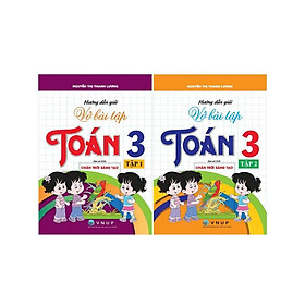 Sách - Combo hướng dẫn giải vở bài tập toán 3 tập 1 + 2 (bám sát sgk chân trời sáng tạo) - HA