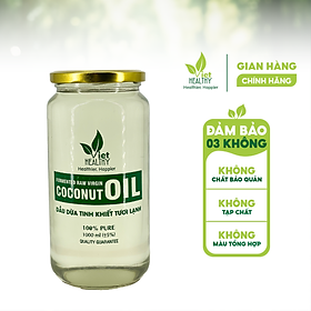 Dầu Dừa Tinh Khiết Lên Men Tách Lạnh Viet Healthy Lọ 1000ml