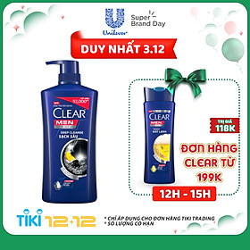 Dầu Gội Sạch Gàu Clear Men Deep Cleanse Sạch Sâu (900g)