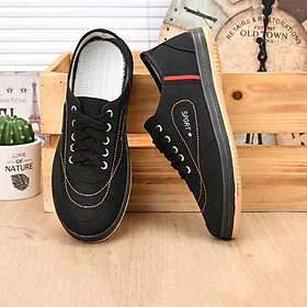Giày thể thao nam cao cấp BN0090, mẫu giày vải kiểu dáng cơ bản phong cách thoải mái vận động