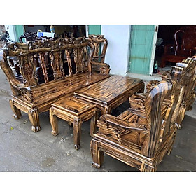 Mua Bàn ghế phòng khách gỗ tràm đáng kinh ngạc kiểm hàng trước khi thanh toán