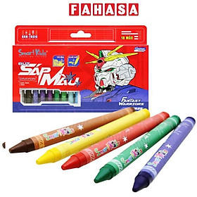 Hộp 18 Bút Sáp Màu Fantasy Warriors - SmartKids CR29