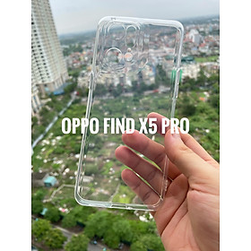 Ốp lưng silicon cho Oppo Find X5 , Find X5 Pro dẻo Gor Bảo vệ camera trong suốt Hàng nhập khẩu