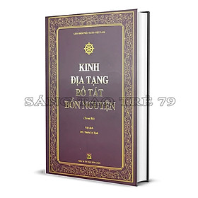 Hình ảnh Kinh Địa Tạng Bồ Tát Bổn Nguyện - Bìa Cứng ( Khổ 15,5 x 23 Cm )