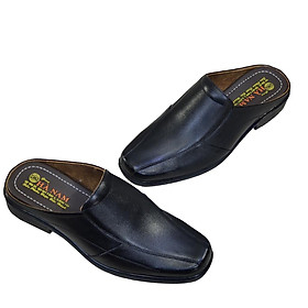 Dép Bít Mũi Nam Da Bò Thật TiTi ĐÔ Cao Cấp GGSB20139