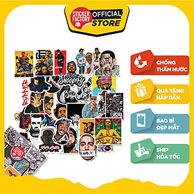 Rapper - Set 30 sticker hình dán