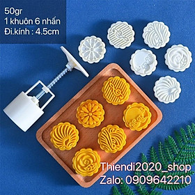 Mua TT008_ Khuôn bánh trung thu_ 6 kiểu_50gr