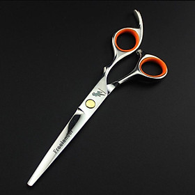 Kéo cắt tóc chuyên nghiệp Freelander JC-6.0 dành cho thợ cắt tóc, học sinh và thợ cắt tóc tại nhà có tay cầm màu cam sang trọng