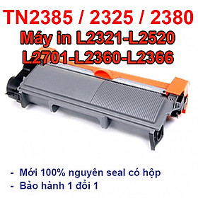 Hộp mực TN2385 (hàng nhập khẩu) dùng cho máy in Brother HL 2320D, 2361DN, L2321D, L2366DW, L2520D, L2701DW, L2701D mới 100% [Fullbox]
