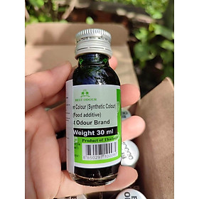 Mua Màu Xanh Lá Thực Phẩm Thái Best Odour Cao Cấp Chai Thủy Tinh 30ml