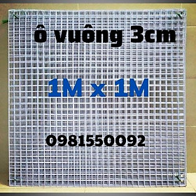 Mua Lưới sắt lỗ tĩnh điện (50x100cm-100x100cm) tấm lưới sắt treo tường Tấm lưới sắt lỗ đa năng