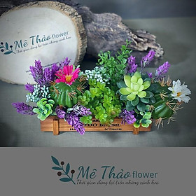 Mua Hộp Hoa  Hộp Sen Đá Giả Chất Liệu Cao Cấp Trang Trí Phòng Khách  Decor Nhà Cửa  Studio Mê Thảo Flower