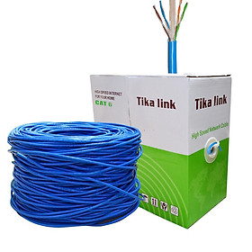 Mua Dây cáp mạng cat 6 TiKa-Link 0986 full 305m tặng kèm Túi Hạt Mạng 100 hạt - Hàng chính hãng