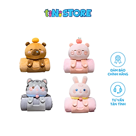 Thú Bông Kèm Chăn Dễ Thương Cho Bé - Bộ Chăn Gối Tiện Dụng Mang Đi Nhiều Nơi (Mẫu ngẫu nhiên)
