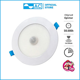 Mua Đèn LED DOWNLIGHT siêu mỏng gắn âm - cảm biến AC AD06C 6W 8W 12W 18W Ánh sáng ban ngày