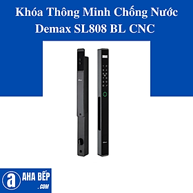 Khóa Thông Minh Chống Nước Demax SL808 BL CNC . Hàng Chính Hãng