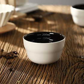 Mua Chén sứ cupping thử nếm cà phê 200ml lòng nâu