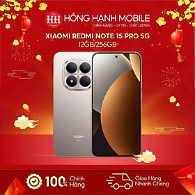 Điện Thoại Xiaomi Redmi Note 15 Pro 5G 12GB/256GB - Hàng Chính Hãng