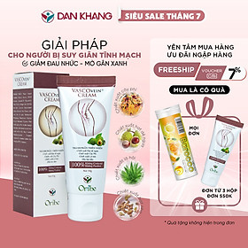 Kem Thoa Giảm Sưng Đau, Tê Phù, Chuột Rút Do Suy Giãn Tĩnh Mạch Vascovein Dân Khang - Tuýp 50g
