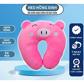 Gối chữ u nhồi bông dễ thương tiện lợi - Gối cổ du lịch cao cấp - Gối ôm mềm mịn cho bé