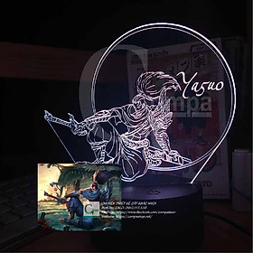 Mua Đèn Ngủ Liên Minh Huyền Thoại Yasuo Type 02 GLOL0702 16 MÀU TUỲ CHỈNH