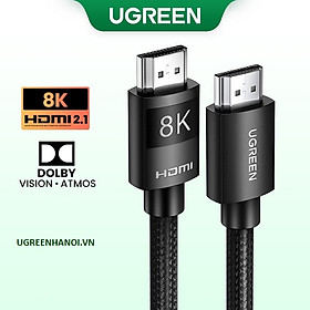 Ugreen Cáp chia cổng hdmi 2.1 tốc độ cao 8k/60hz 4k/120hz thích hợp cho xiaomi mi box ps5 hdmi 48gbps hàng chính hãng