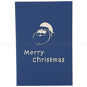 Thiệp Nổi 3D Ninrio - Santa 1 CN008 (10 x 15 cm) - Màu Ngẫu Nhiên 