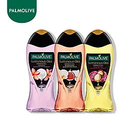 Bộ 3 chai Sữa tắm tinh dầu Palmolive Luminous Oils 400ml/chai