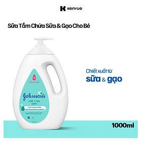 Sữa tắm Johnson's Baby chứa sữa và gạo (1000ml)
