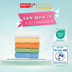 Mua Khăn Tắm Mollis Cotton 70x150cm Khăn Cao Cấp Mềm Mịn Thấm Hút Không Ra Màu Không Xù Đồ Lông Gia Đình Spa Khách Sạn B865