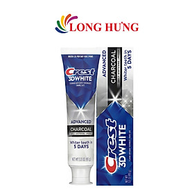  Kem đánh răng Crest 3D White Advanced Charcoal (93g) - Hàng chính hãng