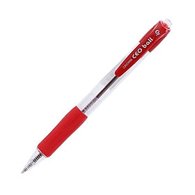 Bút Bi Crown AB - 2000R (0.7, Mực Đỏ)