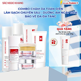 [COMBO 7 món] Chăm sóc da toàn diện dưỡng da cơ bản + kem dưỡng da ban ngày (30ml) + ban đêm (30g) + Serum dưỡng trắng diệu kì 30ml