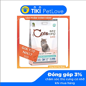 Thức ăn hạt cho mèo catsrang 5kg nhập khẩu từ Hàn Quốc