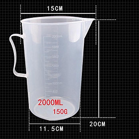 Mua Ca Đong Nhựa 2 Lít (Bộ 2 Cái Chia Vạch)