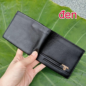 Bóp Nam Ngang Da Bò NAPPA Cao Cấp, Chất Da Mềm Nhiều Ngăn Tiện Dụng, Ví Nam Cầm Tay Mẫu Mới