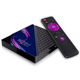 Android tv box Ram 1G, Rom 8G, xem phim HD 4K, hỗ trợ tiếng việt, hỗ trợ chức năng tìm kiếm giọng nói, thoải mái xem phim cùng người thân chính hãng H96miniv8