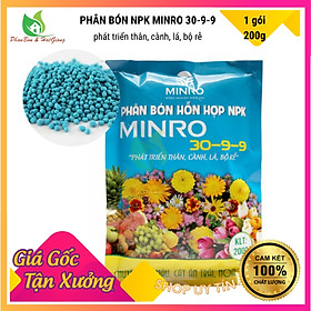 Mua PHÂN BÓN NPK HỖN HỢP MINRO 30-9-9 LOẠI 200gr - Shop Phân Bón và Hạt Giống