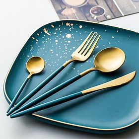 Mua Bộ Dao dĩa  muỗng  thìa  đũa phong cách Âu Mỹ làm bằng Inox 304 cao cấp