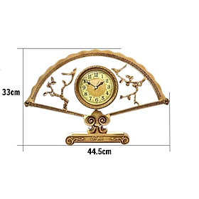 Đồng hồ để bàn thuần đồng phong cách tân cổ điển dùng trang trí bàn kệ tủ hàng nhập khẩu nguyên chiếc là món quà tặng đầy ý nghĩa