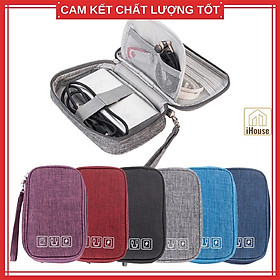 Mua Ví túi đựng tiện ích  Túi bao đựng dây cáp pin sạc dự phòng đồ phụ kiện công nghệ điện thoại macbook