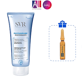 Gel rửa mặt dành cho da nhạy cảm SVR physiopure gelee moussante TẶNG bông tẩy trang Jomi/ Ampoule chống lão hóa Martiderm (Nhập khẩu)