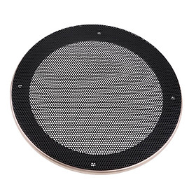 6.5Inch Speaker Grills Cover Case with 4 pcs Screws for Speaker Mounting Home Audio DIY -188mm Outer Diameter Champagne